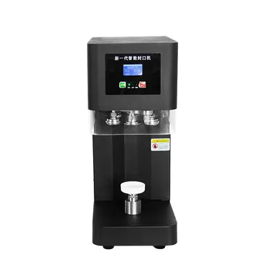 Vollautomatische Getränkedosenverschlussmaschine für gewerbliche Milchtee- und Getränkeanwendungen mit intelligenter Verschlussmaschine für Kunststoff-, Aluminium- und Weißblechdeckel