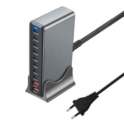 Sınır Ötesi Bestseller 800W Nitrid Galyum Süper Hızlı Şarj Cihazı Telefon Bilgisayar Çok Fonksiyonlu Şarj Aleti USB Masaüstü Şarj İstasyonu