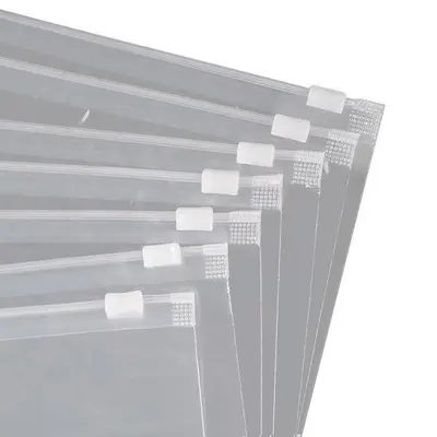 Clear PE ziplock bags in stock underwear sock ziplock bags wholesale yoga clothing leggings apparel packaging bags custom design