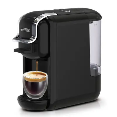 Automatic Pump-Type Capsule Coffee Machine, Portable All-in-One