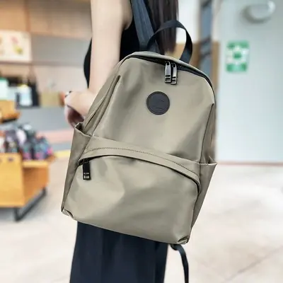 Lightweight Waterproof Oxford Fabric Women's Travel Backpack with Laptop Compartment - 9
