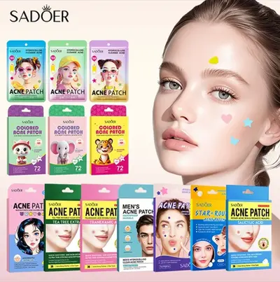 SADOER Hydrocolloid Pimple Patches, Invisible, Animal Designs - 2