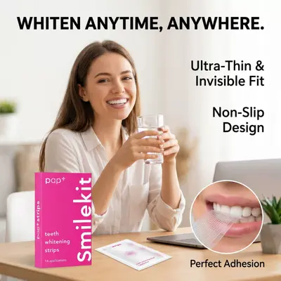 Teeth Whitening Strips 7 Pairs (14 Strips), PAP+ Anti-Sensitivity Formula - 4
