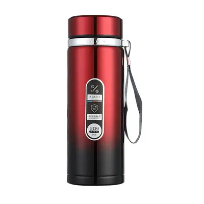 304 Stainless Steel Double-Wall Vacuum Insulated Cup with Strap - 10