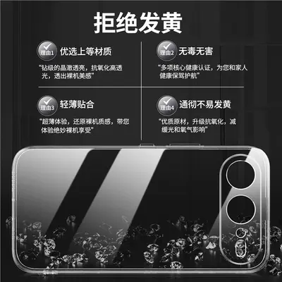 Honor 600 phone case, transparent, silicone
