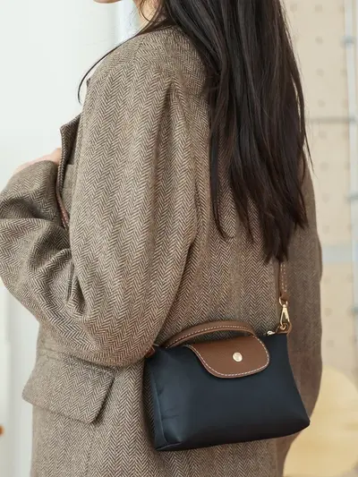 Women's Nylon Single Shoulder Bag, 2026 Model, Clutch and Crossbody Use - 5