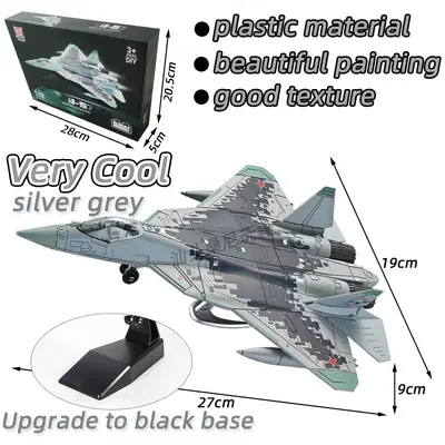F14 Kampfflugzeug Modell SU-57 B2 Kinderbaustein Spielzeug - 8