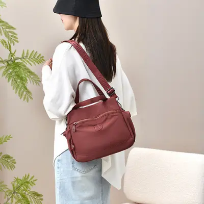 Nylon Multi-Layer Large Capacity Women's Shoulder Bag 2025 - 4