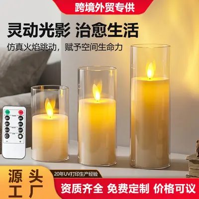 Led elektronik mum lambası gerçekçi yapay mum düğün fotoğraf dekorasyonu mumluk atmosfer lambası dış mekan aydınlatma lambası