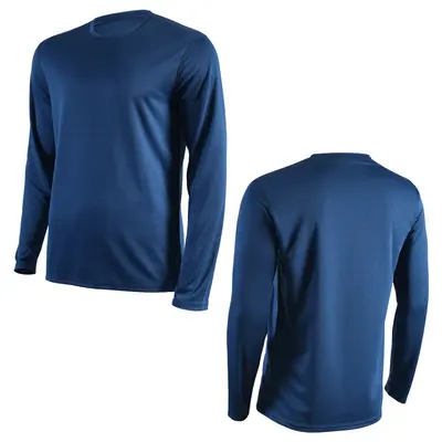 Men's Long Sleeve Sun Protection Quick-Dry T-Shirt, Round Neck, Spring Autumn - 9