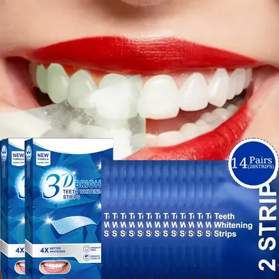 3DTEETH Teeth Whitening Strips PAP Non-Peroxide Residue-Free - 4