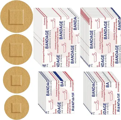 Breathable Elastic Fabric Wound Plasters in Multiple Sizes - 4