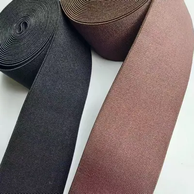 Naylon Elastik Bant, Çift Yüzlü, Yüksek Esneklik, Giyim ve Ayakkabı Malzemesi - 3