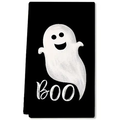 Halloween-Geschirrtuch, saugfähig, als Geschenktuch - 11