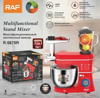 RAF chef machine 3-in-1, dough mixer, meat grinder and juicer - 7