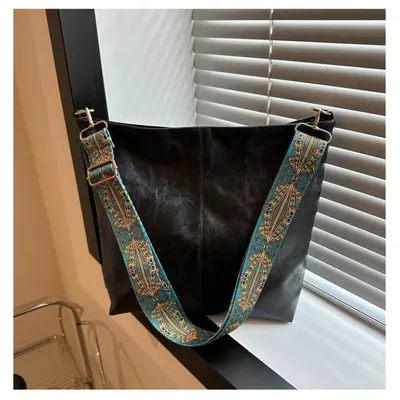Women's PU Shoulder Crossbody Bag Large Capacity - 7