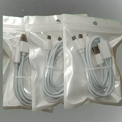 1 to 3 Fast Charging Data Cable 3-in-1 Compatible with Type-C/Micro/Apple Lightning Charging Cable - 7