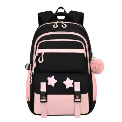 Waterproof Girls' School Backpack Set of 3, Large Capacity - 12