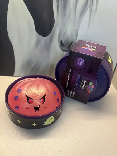 Halloween Vampire Bun Squishy Toy, Slow Rebound - 7