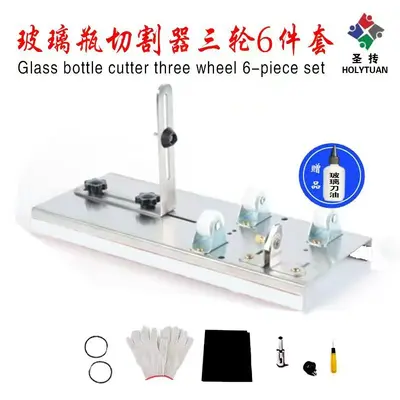 Manual Glass Bottle Cutter for Glass Tubes, Ceramic and Wine Bottles - 10