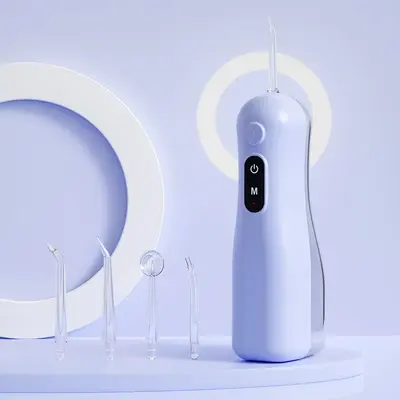 Portable USB Rechargeable Electric Water Flosser, Compact Oral Cleaner - 7