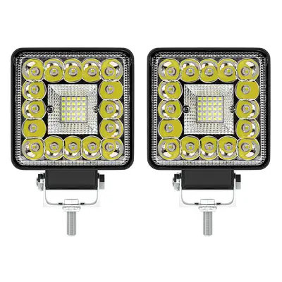 Car LED Work Light 4 Inch Square, 41 LED, Mixed Beam
