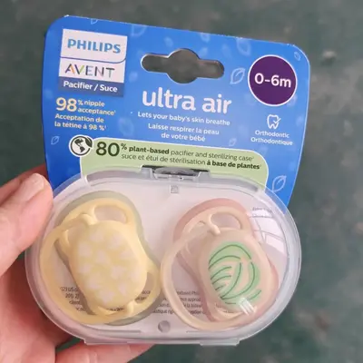 AVENT Emzik 0-6 ve 6-18 ay, makaron model, havalandırmalı