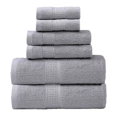 Pure cotton towel set, six pieces
