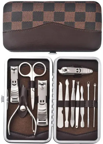 Edelstahl Nagelschere Set, 12-teilig, Smiley-Design - 10