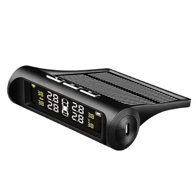 T1 araç lastik basıncı TPMS harici dahili kablosuz güneş basınç sensörü lastik basıncı algılama monitörü