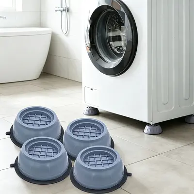 Raised Anti-Slip Washing Machine Foot Pads with Vibration Damping