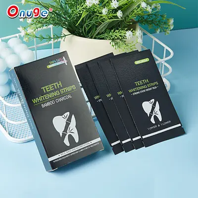 Teeth Whitening Strips, Bamboo Charcoal, Gen 2 6D, Dry Application - 5