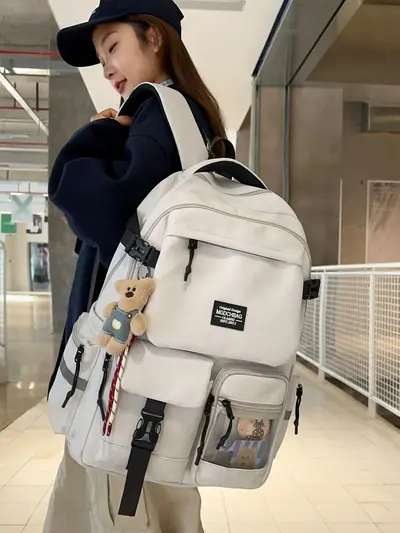 Couple Backpack 2026, School and Travel Use, Air Cushion Spine Protection - 5