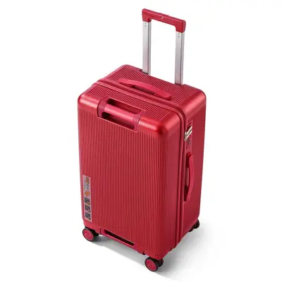 Large Capacity Hard Shell Trolley Suitcase with Combination Lock - 11