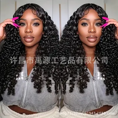 缅甸曲Burmese virgin hair假发头套  可染色源头工厂 许昌假发