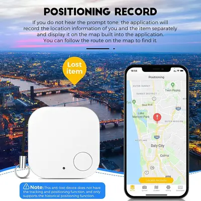 Smart Bluetooth tracker with app positioning and anti-theft alarm