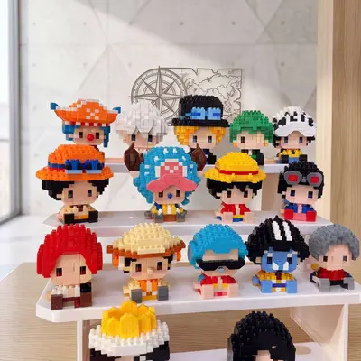One Piece Anime Character Figure Building Block Set, Educational Assembly Toy - 1