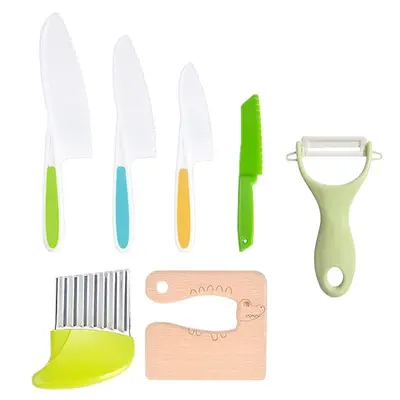 Children's kitchen toy knife set, plastic, safe