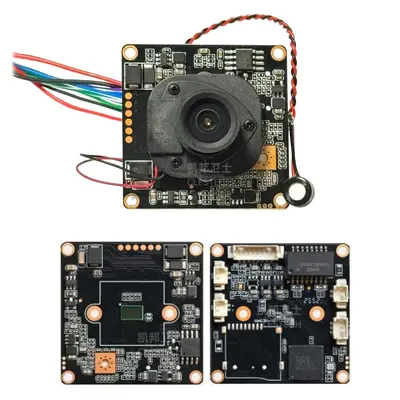 H.265 POE network surveillance camera module, 5 megapixel, audio and ONVIF
