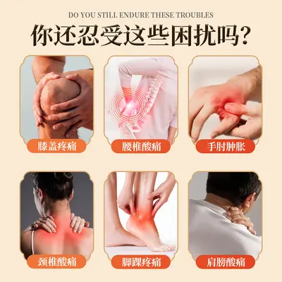 Traditional Black Pain Relief Plaster for Neck and Knee, Warming Patch