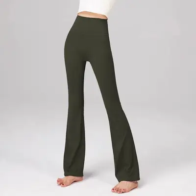 Yoga şalvar pantolonu kadın bol kesim yüksek bel naylon esnek outdoor - 10