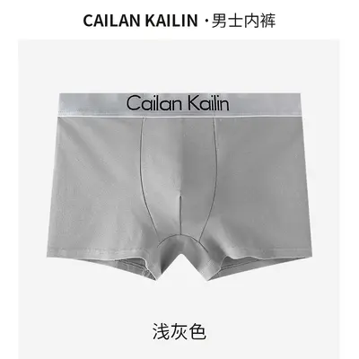CaiLanKaiLin Men's Cotton Antibacterial Boxer Briefs - 10