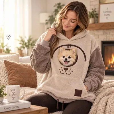 BK8832 Hoodie aus gefüttertem Flanell, Unisex, locker geschnitten, mit Kordelzug