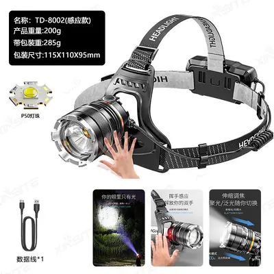 Outdoor Sensor Headlamp, Long Range, 6000W, Long Battery Life - 13