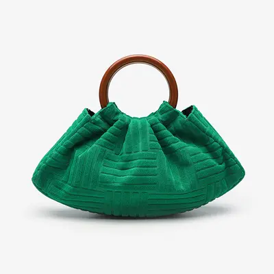 Women's Pleated Cloud Handbag, Evening Bag - 12