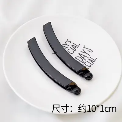 Saç Klipsi Yuvarlak Düz Klips Saç Tokası İhtişamlı Saç Klipsi Kore Minimalist Büyük Boy Muz Klipsi Dikey Klips Muz Klipsi Pençe Klipsi