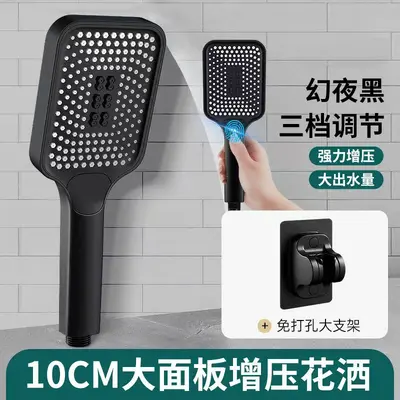 Yükseltilmiş duş başlığı seti, basınç artırıcı, banyo ısıtıcısı ile - 8