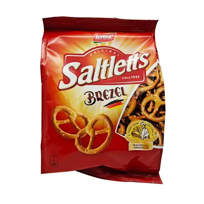 Tuzlu kraker halka atıştırmalık, kelebek bisküvi halkası 90 g, pasta süsü