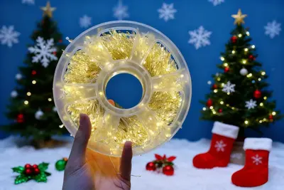 LED-Kupferdraht-Weihnachtslichterkette, dekorativ - 7