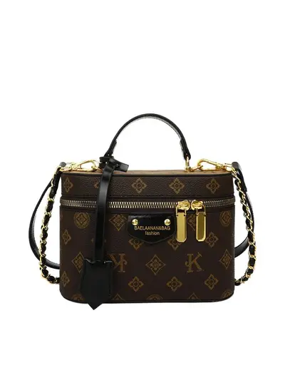 Women's Retro Box Chain Small Square Shoulder Bag, 2025 Style - 6